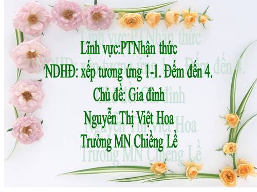 Lĩnh vực PTNhận thức