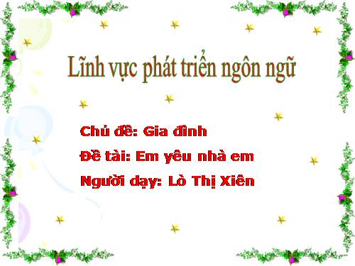 EM YÊU NHÀ EM