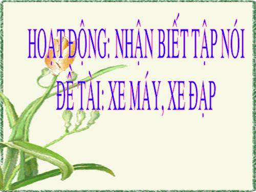 nbtn xe máy - xe đạp