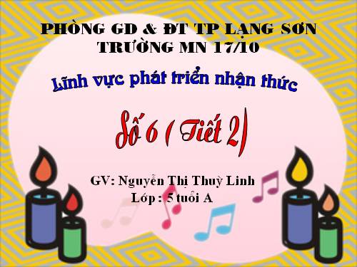 Toán số 6- tiết 2- Chủ đề Bản thân