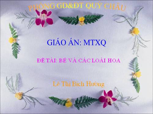 trò chuyện về trường MN