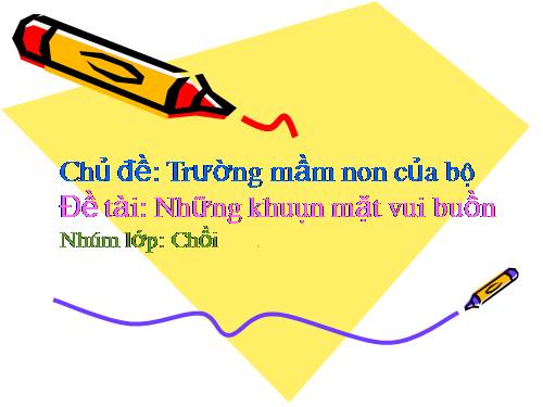 Những khuôn mặt vui buồn