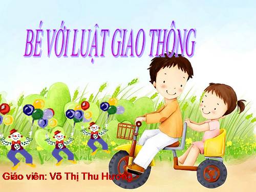 Bé với luật giao thông