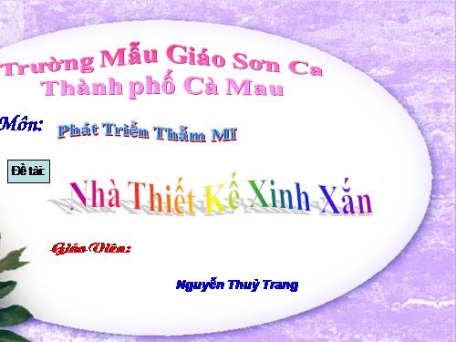 Phát Triển Thẫm Mĩ