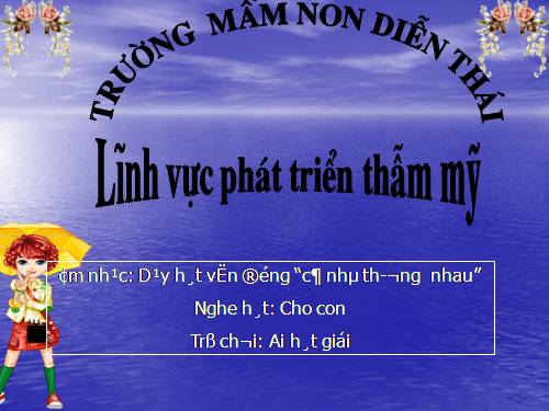 âm nhạc- cả nhà thương nhau