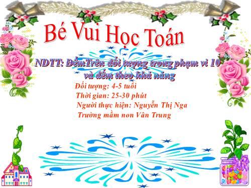 dem tren doi tuong trong pham vi 10 theo kha nang