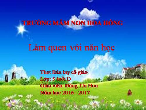 phát triển ngôn ngữ: thoe bàn tây cô giáo