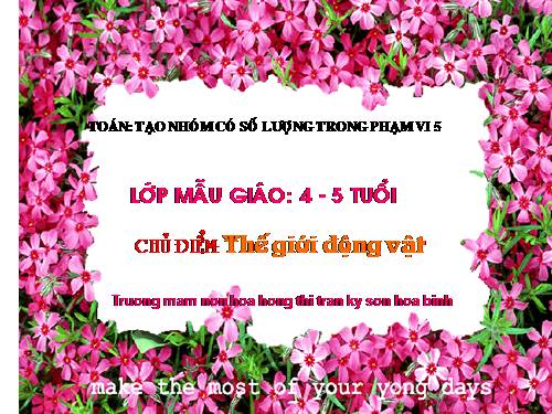 toan tao nhom so luong 5 chu de dong vat