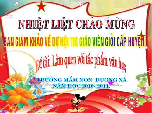 bài giang của Đặng Thị Thu Hà- Trường mầm non Cổ Nhuế B