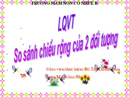 bài giảng của Thanh Tâm- Mầm non Cổ Nhuế B