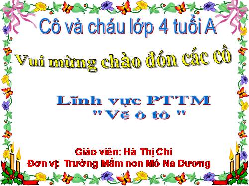 Vẽ ô tô (Mẫu)