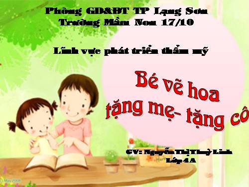 ve hoa tang me tang co