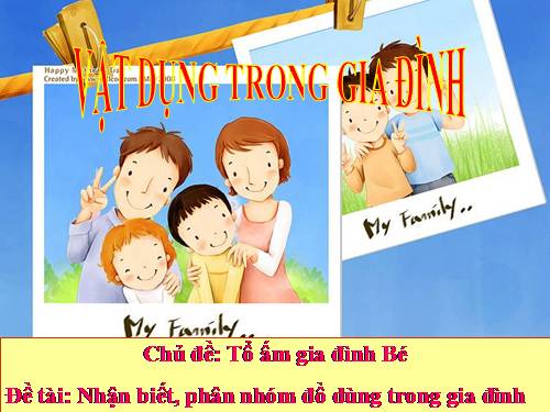 Vật dụng trong gia đình