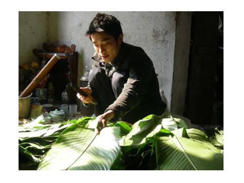 Quy trinh goi banh chung tet