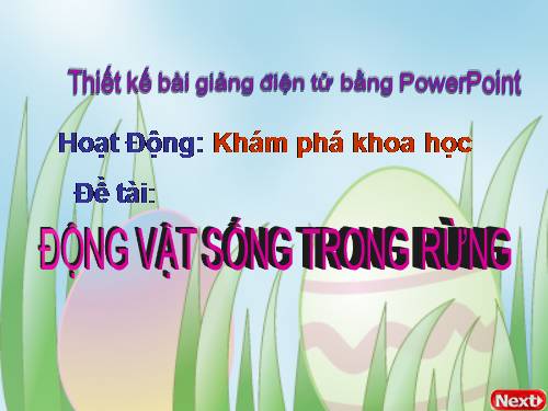 Động vật sống trong rừng