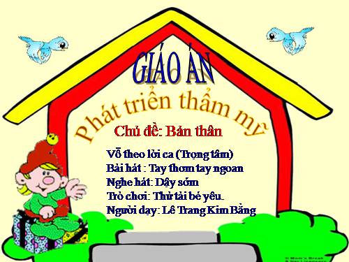 VỖ TAY THEO LỜI CA