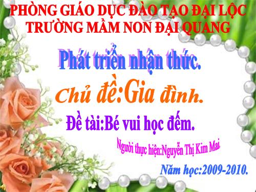 TOAN : BE VUI HOC DEM