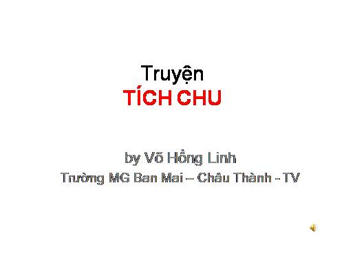 Tích Chu (có giọng đọc - Chuẩn)