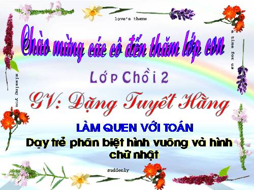 phan biet hinh vuong hinh chu nhat