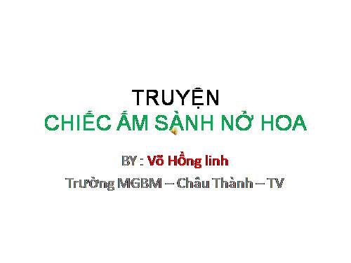 Chiếc ấm sành nở hoa