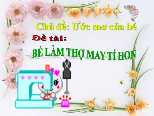 KPKH: Bé làm thơ may