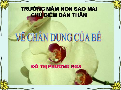 vẽ chân dung bé