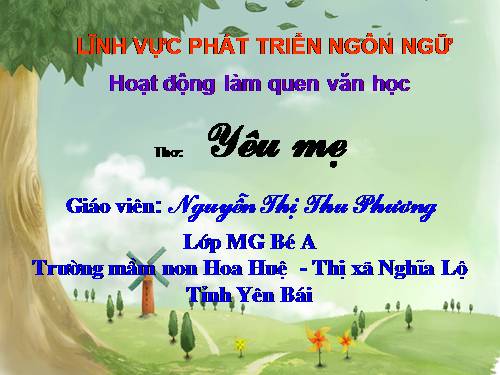 LQVH chủ đề gia đình(hình động)