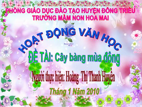 Văn học: Thơ Cây bàng