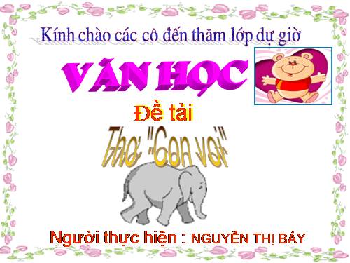 kpkh-Chú voi dễ thương