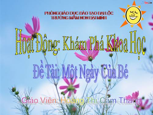 KPKH- Một ngày của bé