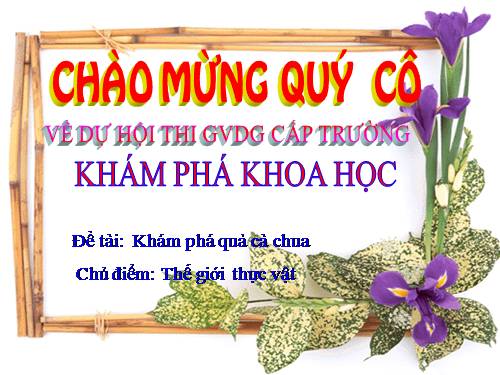 THẾ GIỚI THỰC VẬT