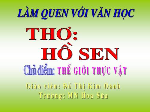 the gioi thuc vat