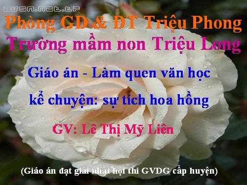 Kể chuyện hoa hồng