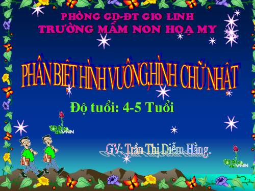 Phân biệt hình vuông,hình chữ nhật