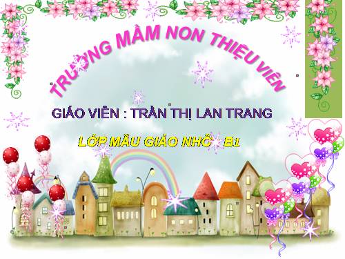 Phát triển ngôn ngữ : truyện : cô bé quàng khăn đỏ