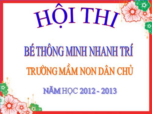 hội thi 2013