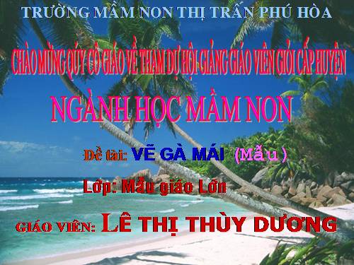 Vẽ con gà