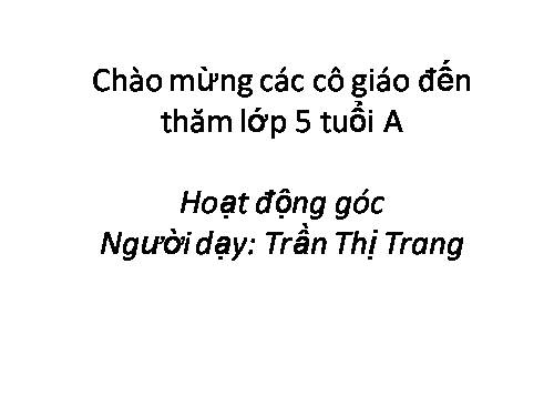 giao án 5 tuổi CTGDMN mới