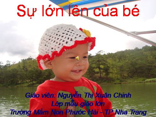 pp sự lớn lên của bé