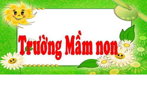 Thơ - CD Truong mam non