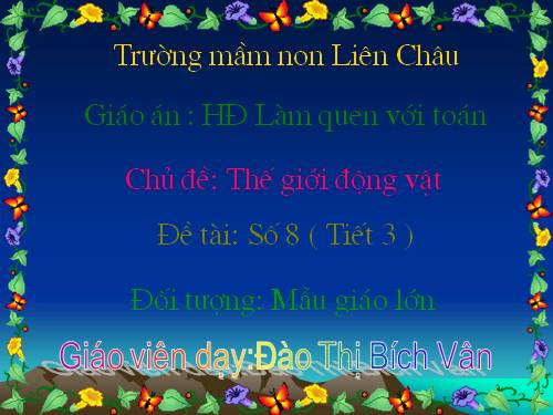 Số 8 ( Tiêt 3)