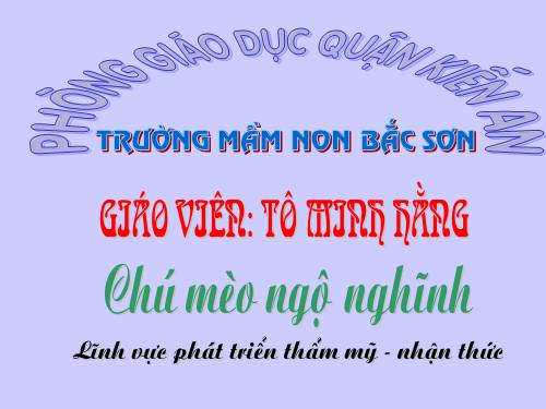 PHÁT TRIỂN NHẬN THỨC THẨM MỸ