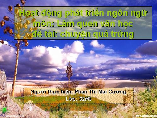 Giáo án Mầm Non