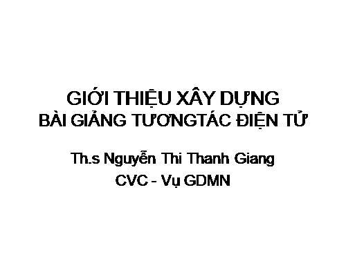 TÀI LIỆU BỒI DƯỠNG CỦA VỤ- PHÁT TRIỂN NHẬN THỨC