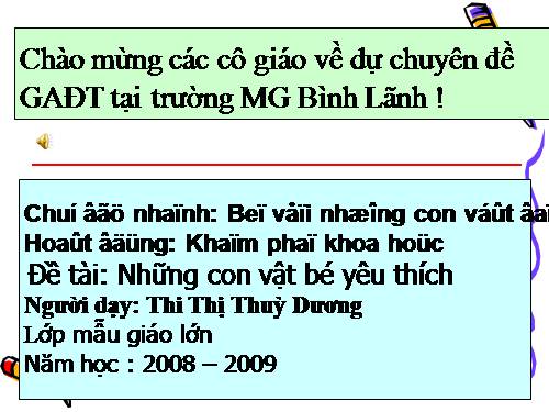 Vật nuôi gia đình
