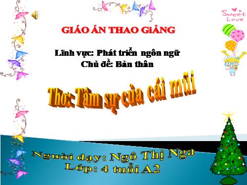 Thơ: Tâm sự của cái mũi