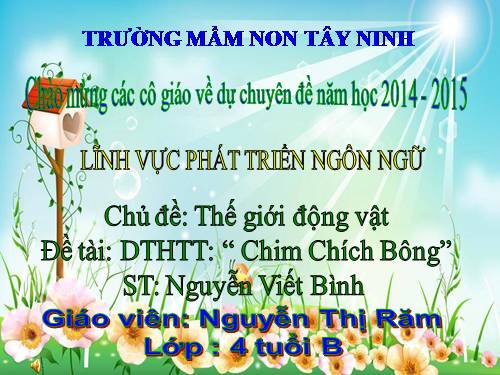 thơ chim chich bông