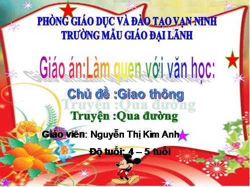 Truyện "Qua đường"