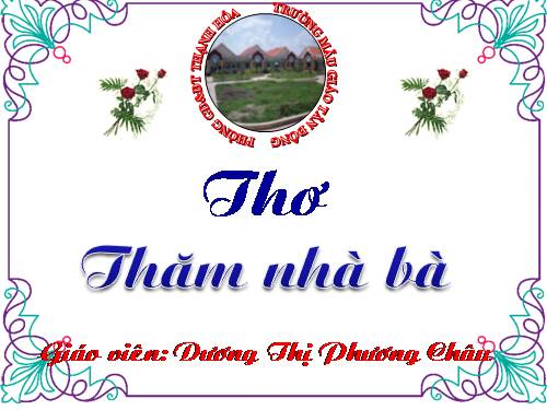 Thơ _ Thăm nhà bà