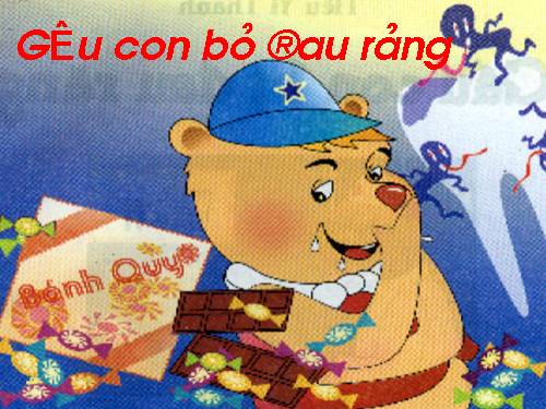 Truyện : Gấu con bị đau răng